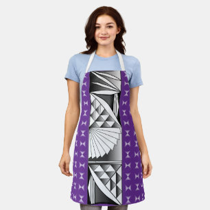 Chrome Sunrise on Purple Apron