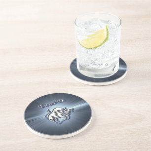 Chrome Taurus Coaster