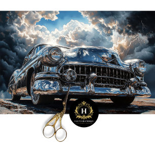 Chrome Vintage Car Decoupage Tissue Paper