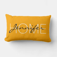 Chrome yellow colour home monogram