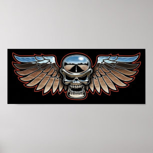 Chromeboy Wings Poster