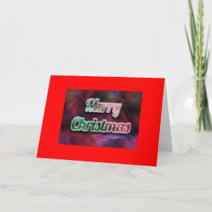Chromed Merry Christmas Card