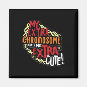 Chromosome World Down Syndrome Day Women Kids Magnet