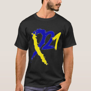 Chromosomes 21 Down Syndrome Gear - World Down Syn T-Shirt