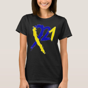 Chromosomes 21 Down Syndrome Gear - World Down Syn T-Shirt