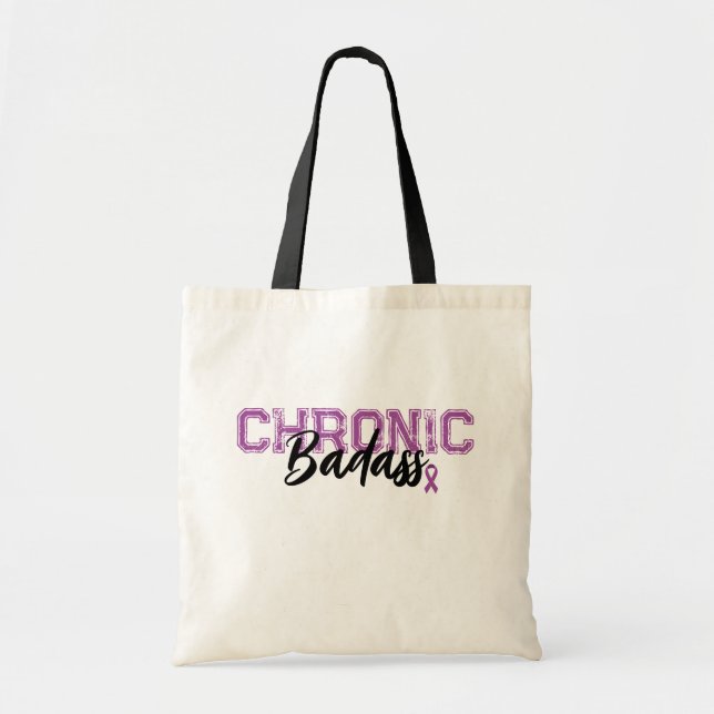 Chronic Badass T-Shirt Tote Bag (Front)