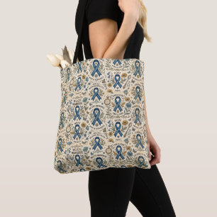 Chronic Fatigue ME/CFS Warrior Tote Bag