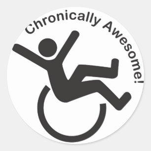 Chronic Illness Awareness Products Classic Round Sticker