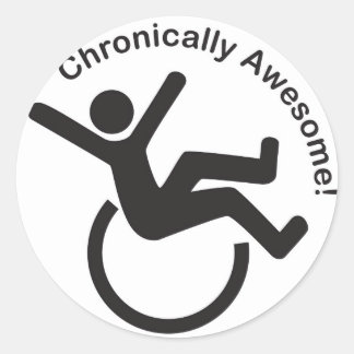 Chronic Illness Awareness Products Classic Round Sticker