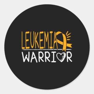 Chronic Leukaemia Awareness Leukaemia Gift Classic Round Sticker