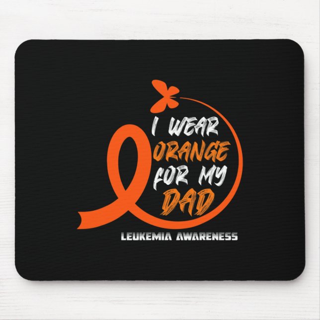 Chronic Leukaemia Her Fight Is My Fight Leukaemia  Mouse Pad (Front)