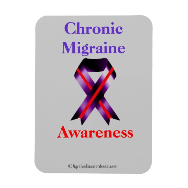 Chronic Migraine Awareness Magnet (Vertical)