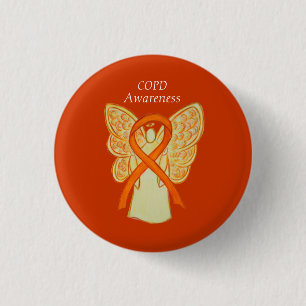 Chronic Obstructive Pulmonary Disease Ribbon Pin