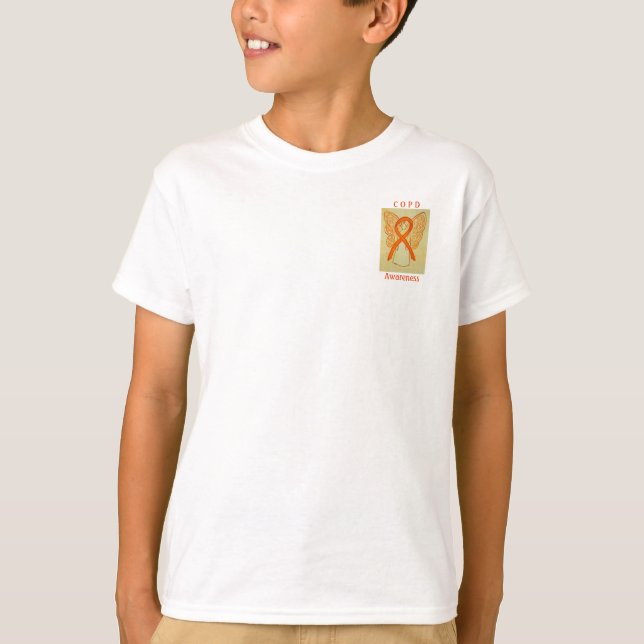 Chronic Obstructive Pulmonary Disease Ribbon Tee (Front)