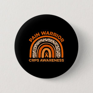 Chronic Pain Warrior Crps Awareness Month Wear Ora 6 Cm Round Badge