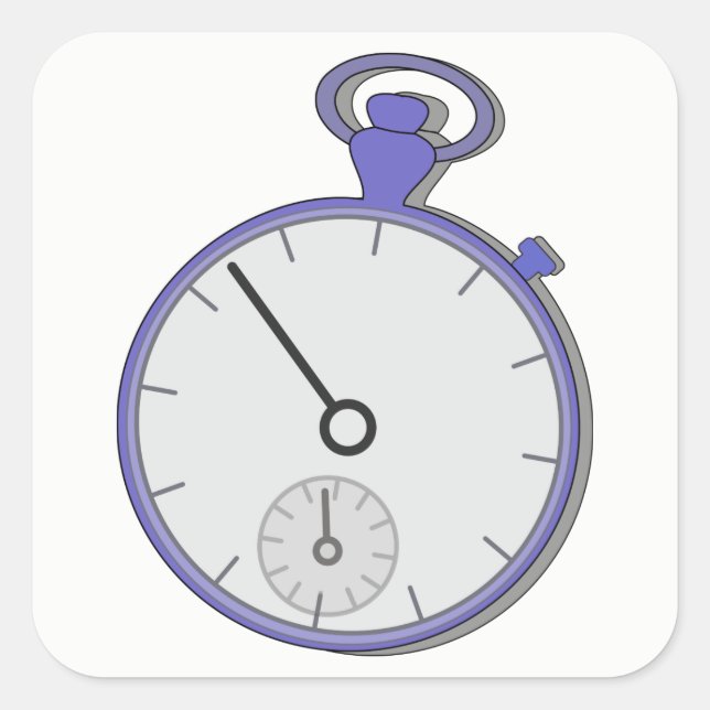 Chrono Square Sticker (Front)