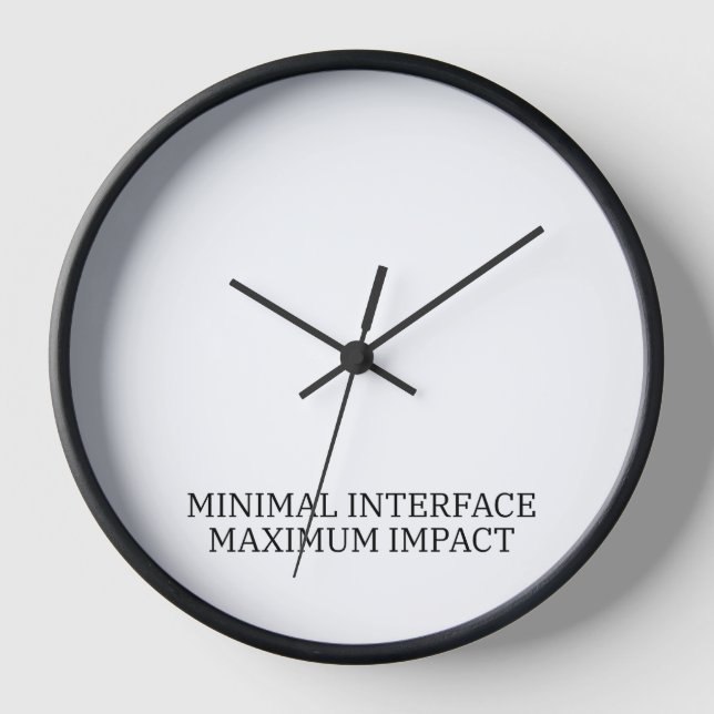 Chronological Sync | Minimal Interface Technical Clock (Front)
