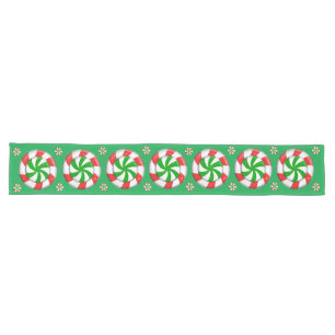 Chrstmas Candy Long Table Runner