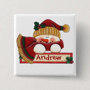 Chrtimstas Stocking Label button