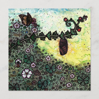 Chrysalis Blank Fine Art Greetings Card