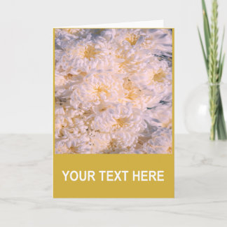 chrysanthemum bloom card