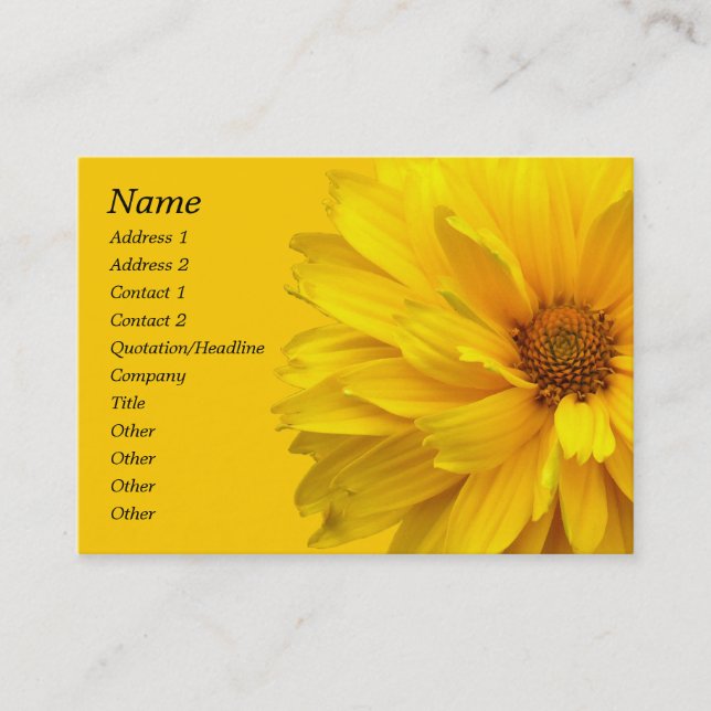 Chrysanthemum Business Card (Front)