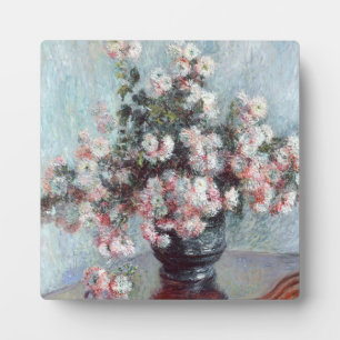 Chrysanthemum by Claude Monet Plaque