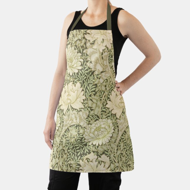 Chrysanthemum by William Morris, Vintage Art Apron (Insitu)