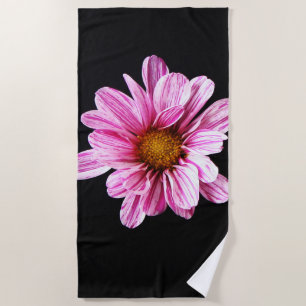 Chrysanthemum Flower bta Beach Towel