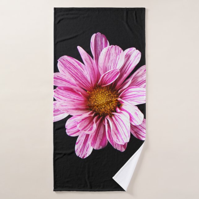 Chrysanthemum Flower btcnm Bath Towel Set (Bath Towel)