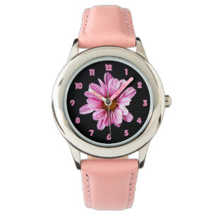 Chrysanthemum Flower Fat Pink Numbers Kids cn Watch
