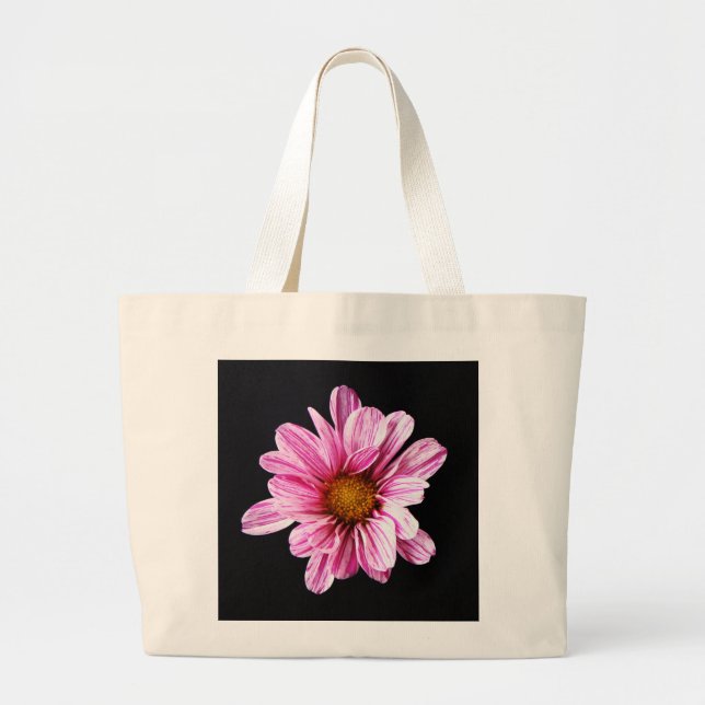 Chrysanthemum Flower jtcnm Large Tote Bag (Front)