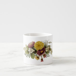 Chrysanthemum Flower Mum Floral Espresso Cup