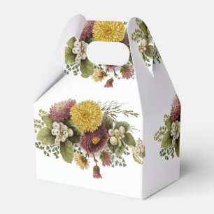 Chrysanthemum Flower Mum Floral Favour Box
