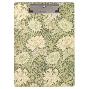 Chrysanthemum Flower Pattern (by William Morris) Clipboard