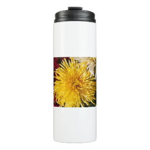 Chrysanthemum flowers thermal tumbler