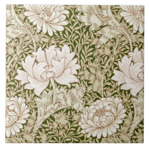 Chrysanthemum Gold, William Morris Ceramic Tile