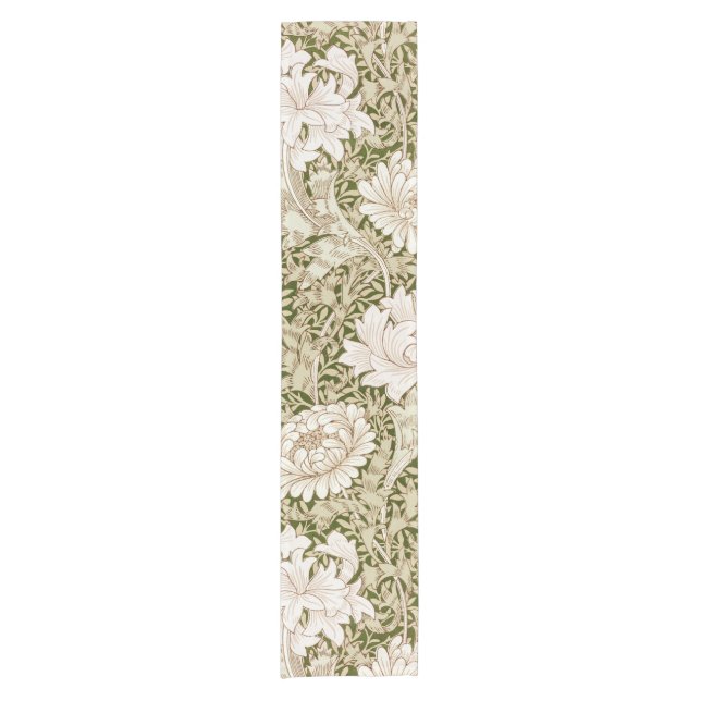 Chrysanthemum Gold, William Morris Short Table Runner (Front)