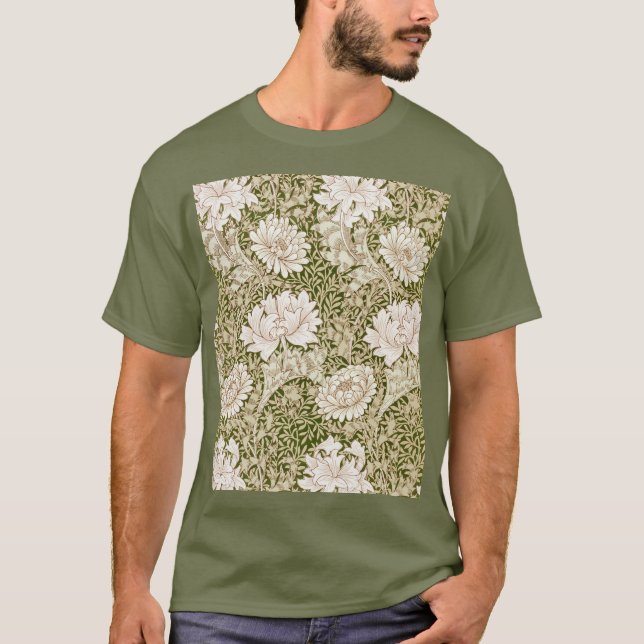 Chrysanthemum Gold, William Morris T-Shirt (Front)