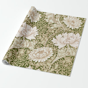 Chrysanthemum Gold, William Morris Wrapping Paper
