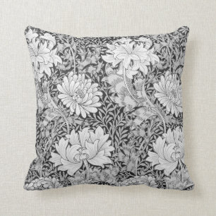 Chrysanthemum Gray, William Morris Cushion