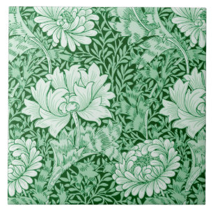 Chrysanthemum Green, William Morris Ceramic Tile
