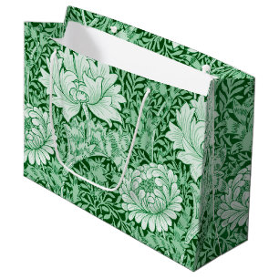 Chrysanthemum Green, William Morris Large Gift Bag