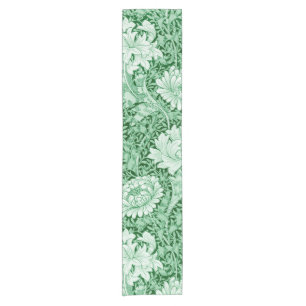 Chrysanthemum Green, William Morris Short Table Runner