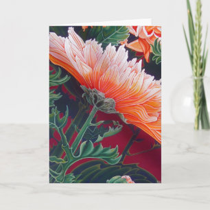 Chrysanthemum Greeting Card