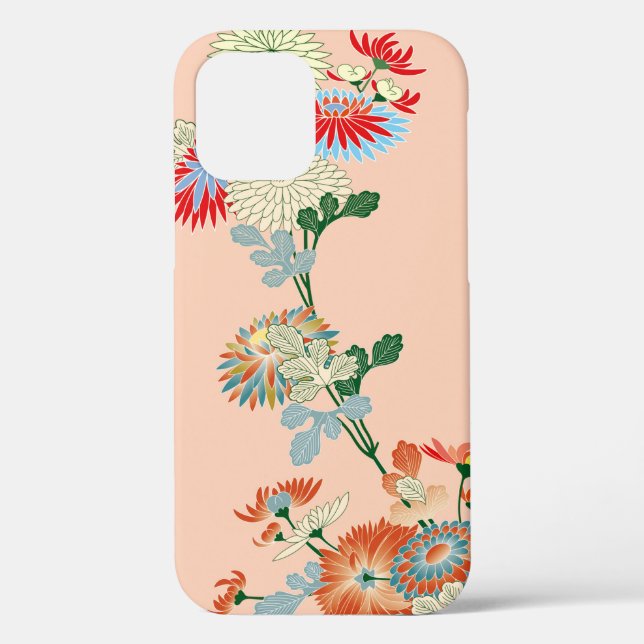 Chrysanthemum, Japanese Design Case-Mate iPhone Case (Back)