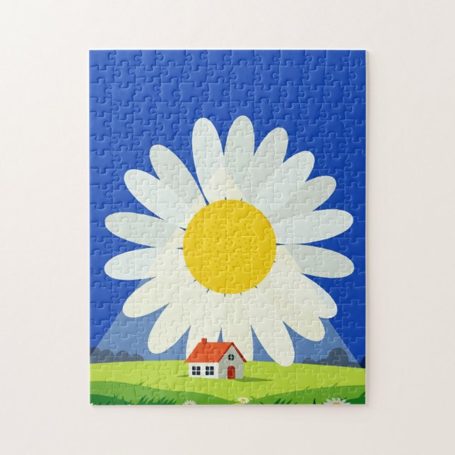 Chrysanthemum Jigsaw Puzzle (Vertical)