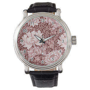 Chrysanthemum Maroon, William Morris Watch
