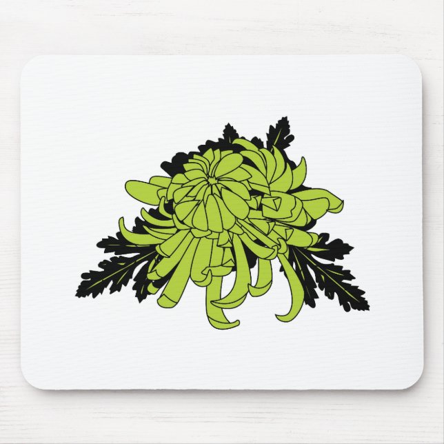Chrysanthemum Mouse Pad (Front)