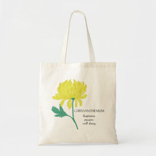 Chrysanthemum November Birth Month Flower Bag